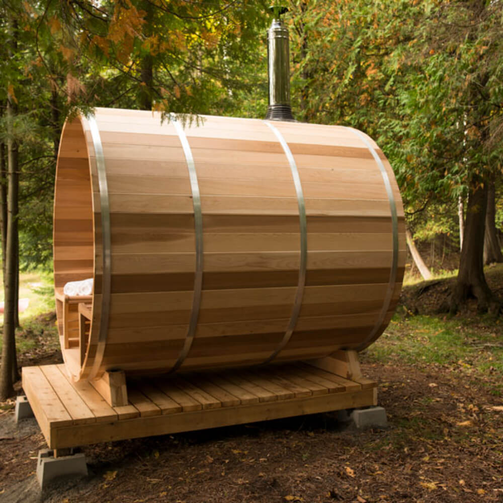 Dundalk Chimney & Heat Shield Set for out the Top with Water Tank - Pilates Reformers Plus