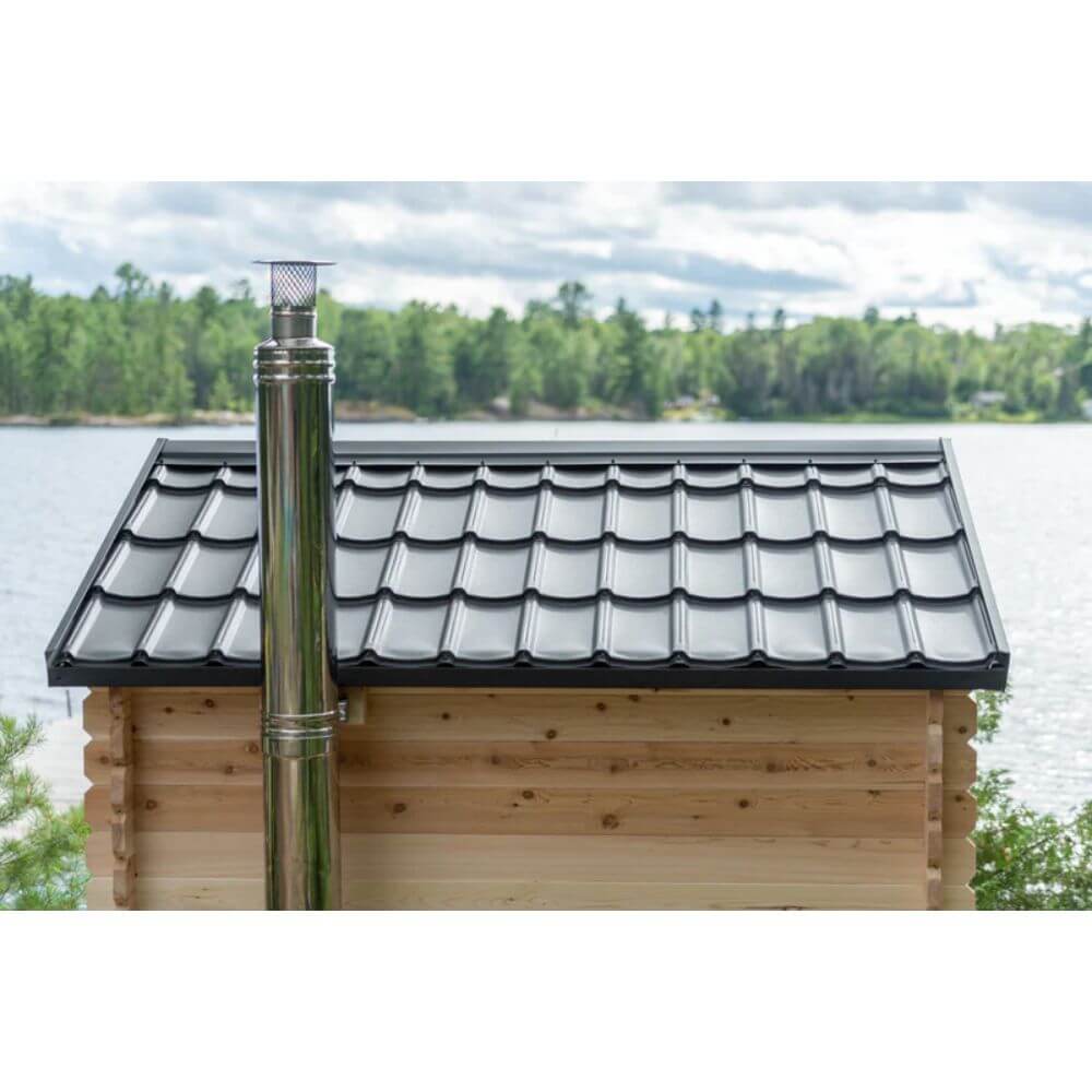Dundalk CT Georgian Cabin Sauna with Changeroom - Pilates Reformers Plus