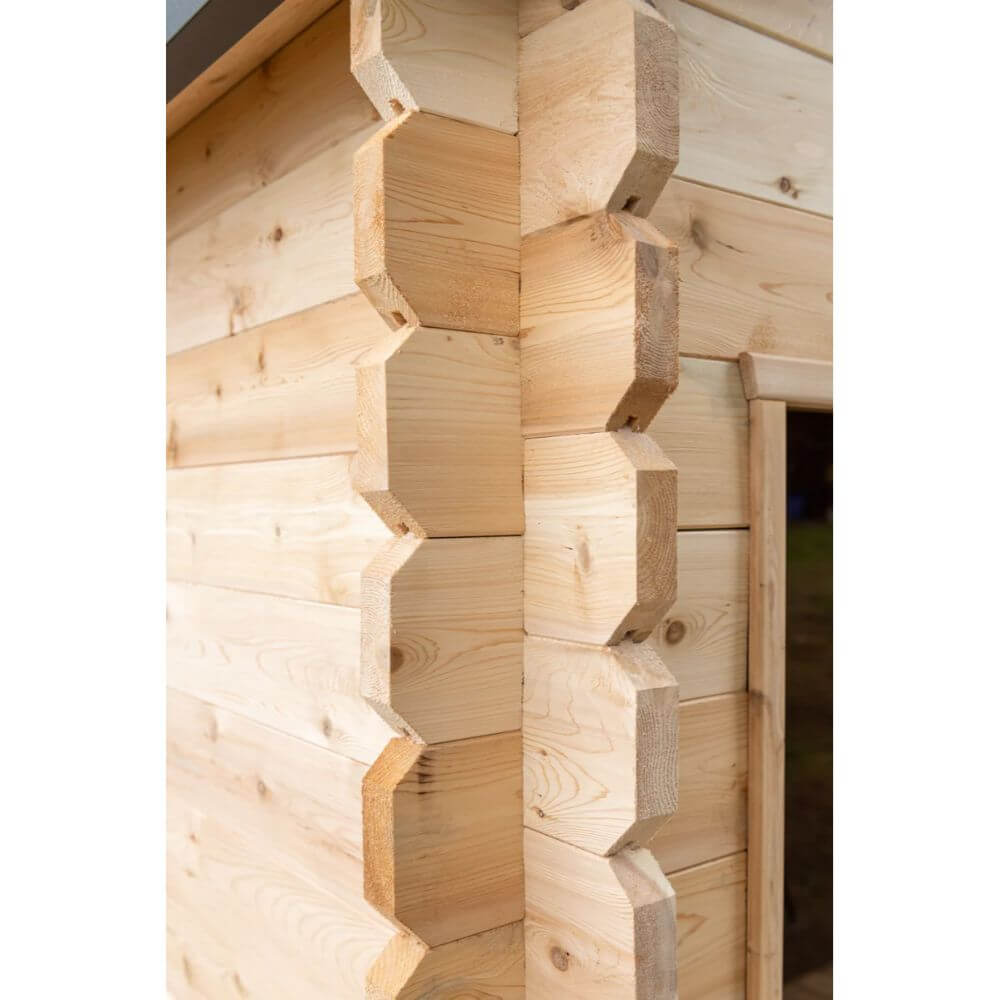 Dundalk CT Georgian Cabin Sauna with Changeroom - Pilates Reformers Plus