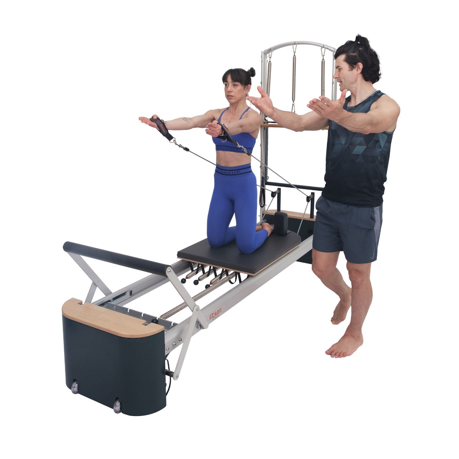 Fitkon Pro Plus Reformer Pilates Machine - Pilates Reformers Plus