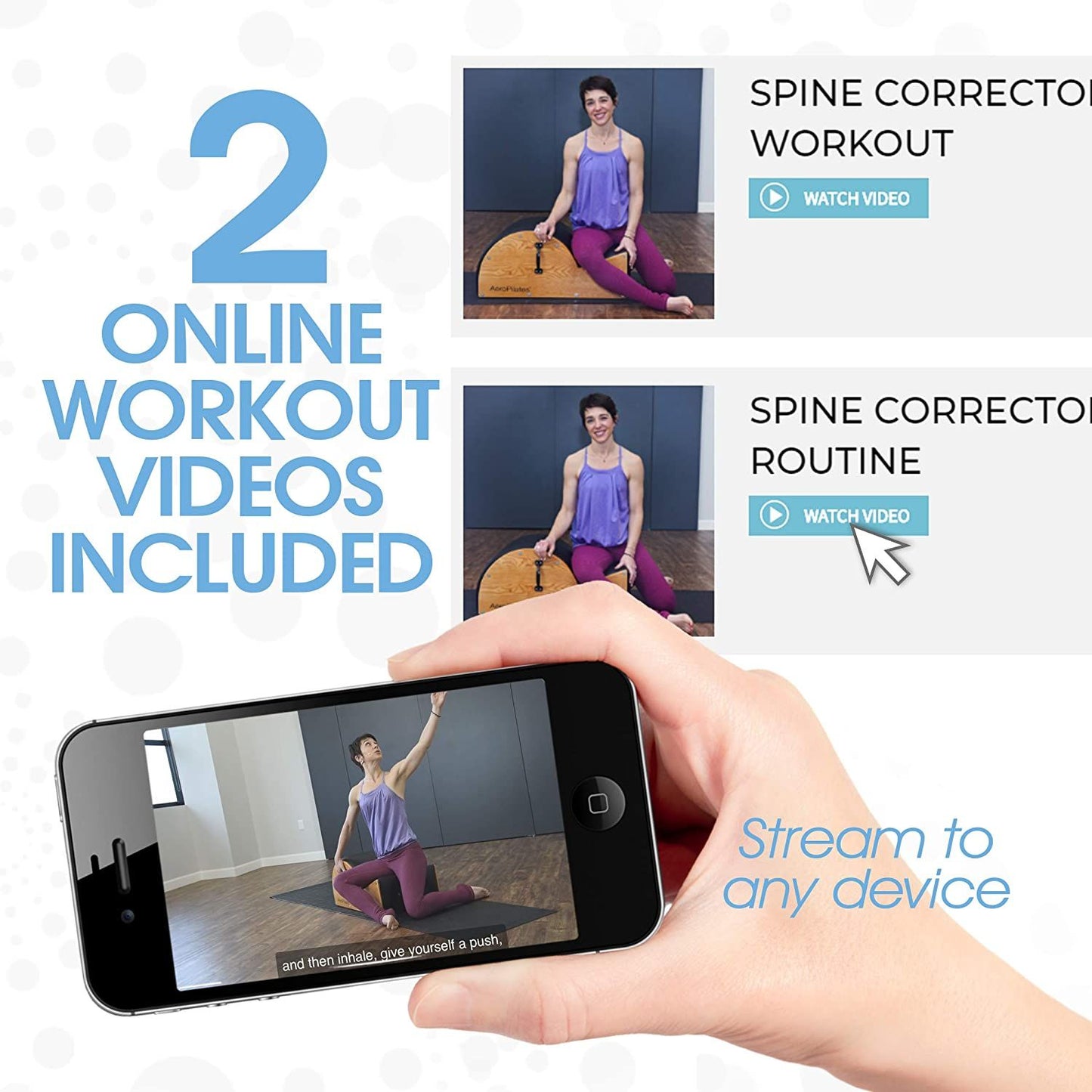 Stamina AeroPilates Precision Spine Corrector - Pilates Reformers Plus
