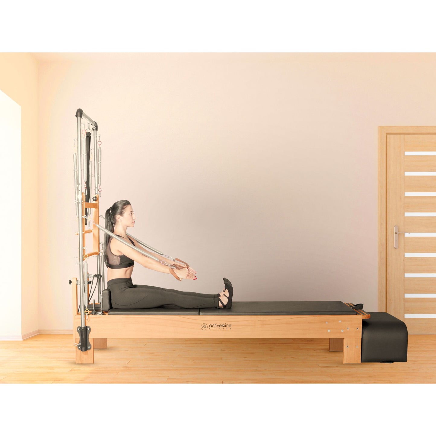 Activemine Pilates Reformer with Tower - Pilates Reformers Plus