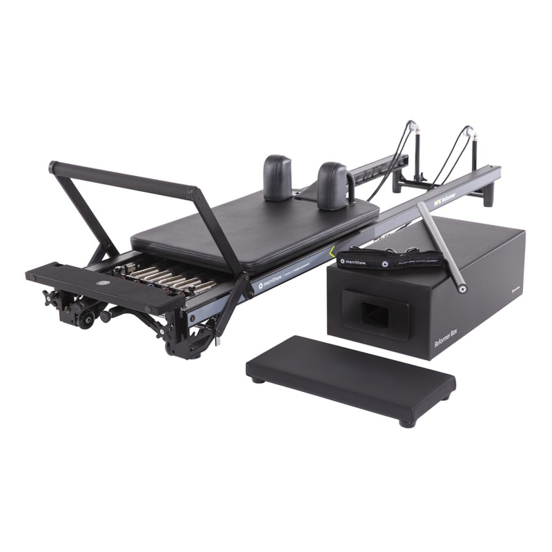 Merrithew MPX Reformer Package with Vertical Stand - Pilates Reformers Plus