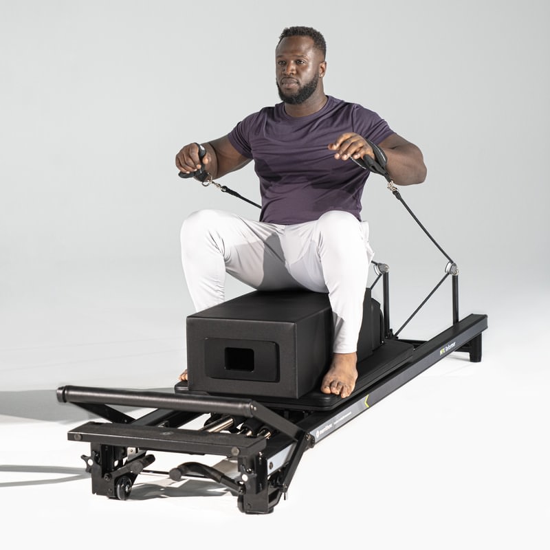 Merrithew MPX Reformer Package with Vertical Stand - Pilates Reformers Plus