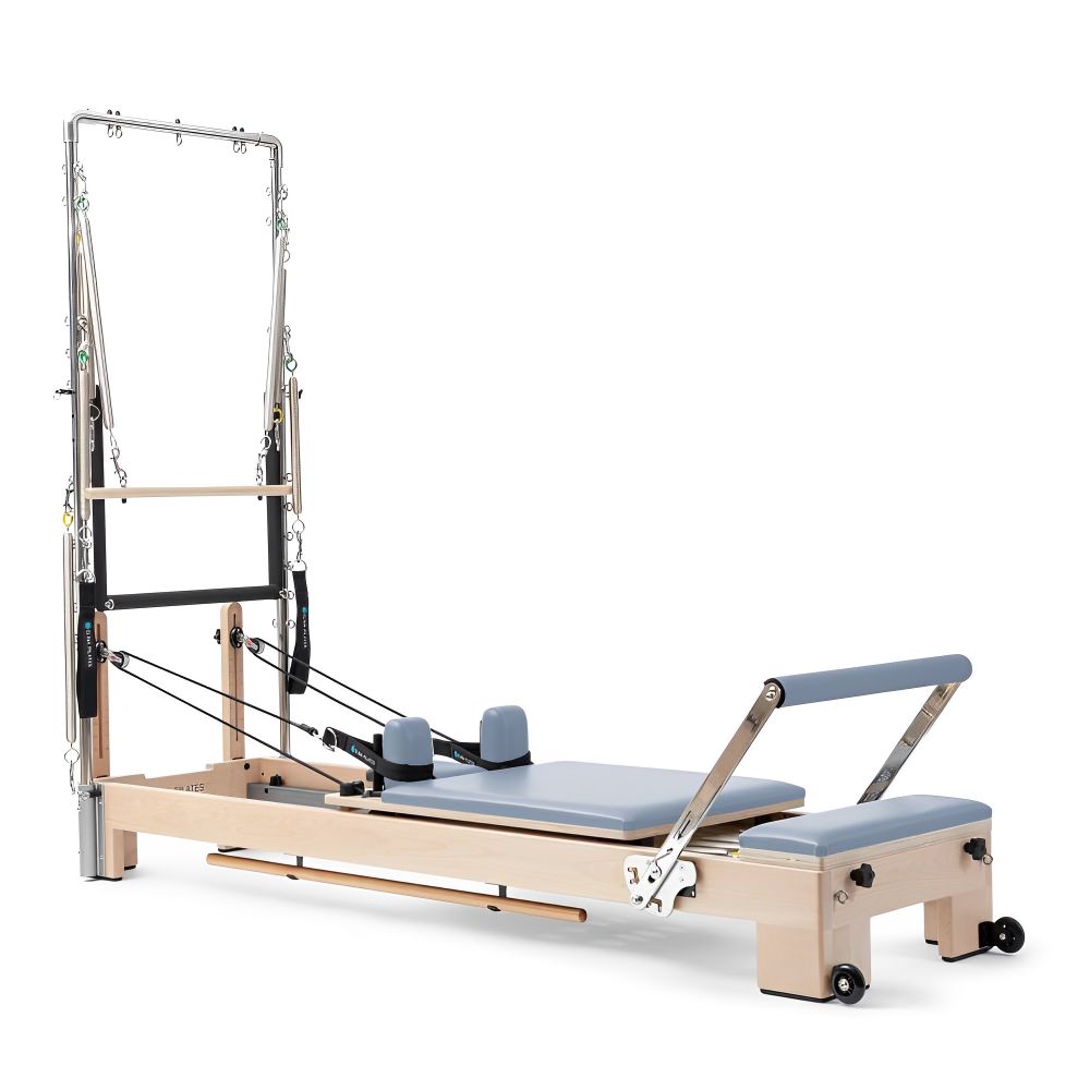 Elina Pilates Wooden Reformer Lignum With Tower - Pilates Reformers Plus