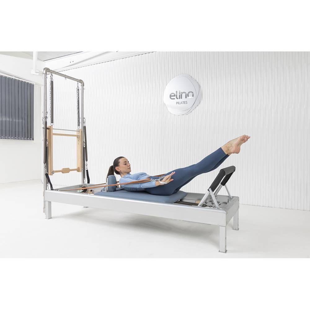 Elina Pilates Classic Aluminium Reformer 86" with Tower - Pilates Reformers Plus