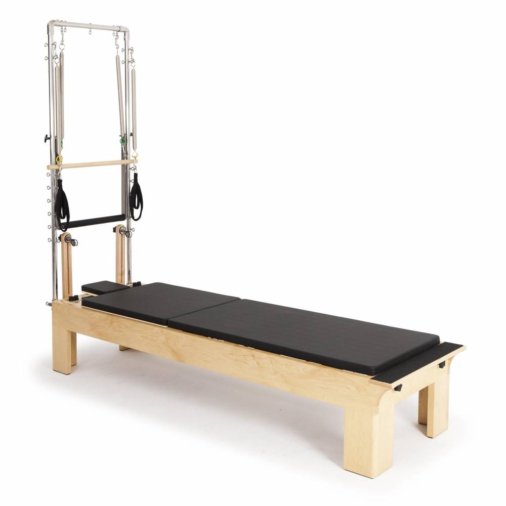 Elina Pilates Wood Reformer with Tower - Pilates Reformers Plus