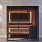 Auroom Vulcana Wood Indoor Modular Cabin Sauna Kit - Pilates Reformers Plus