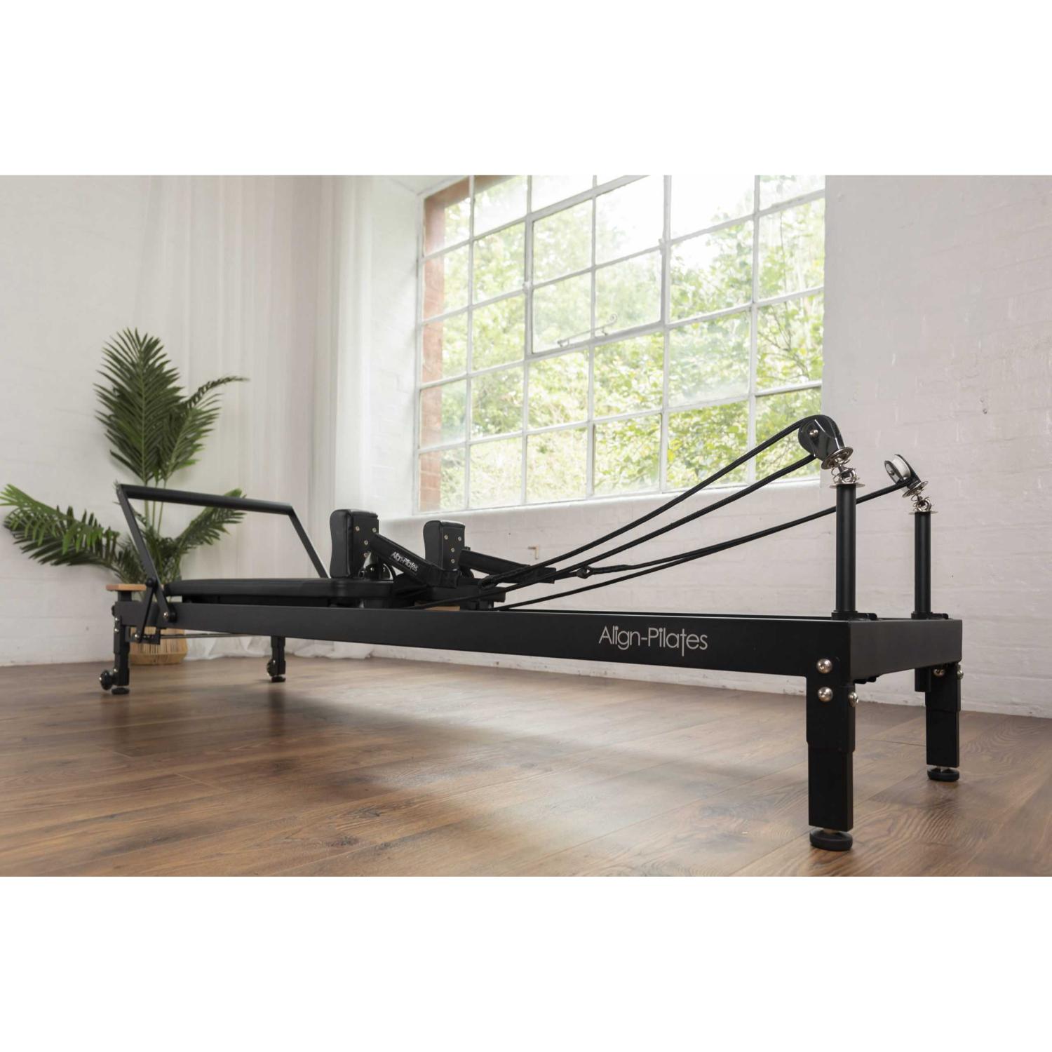 Tappetino Pilates AlignMaster Pro – Extra Lungo (204 Cm) Ed Extra Spesso (1,2 Cm) – Antiscivolo Nero