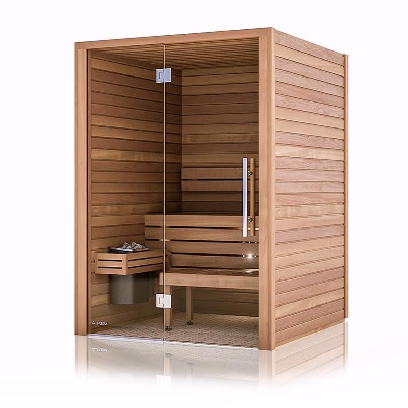 Auroom Cala Glass DIY Indoor Modular Cabin Sauna Kit - Pilates Reformers Plus