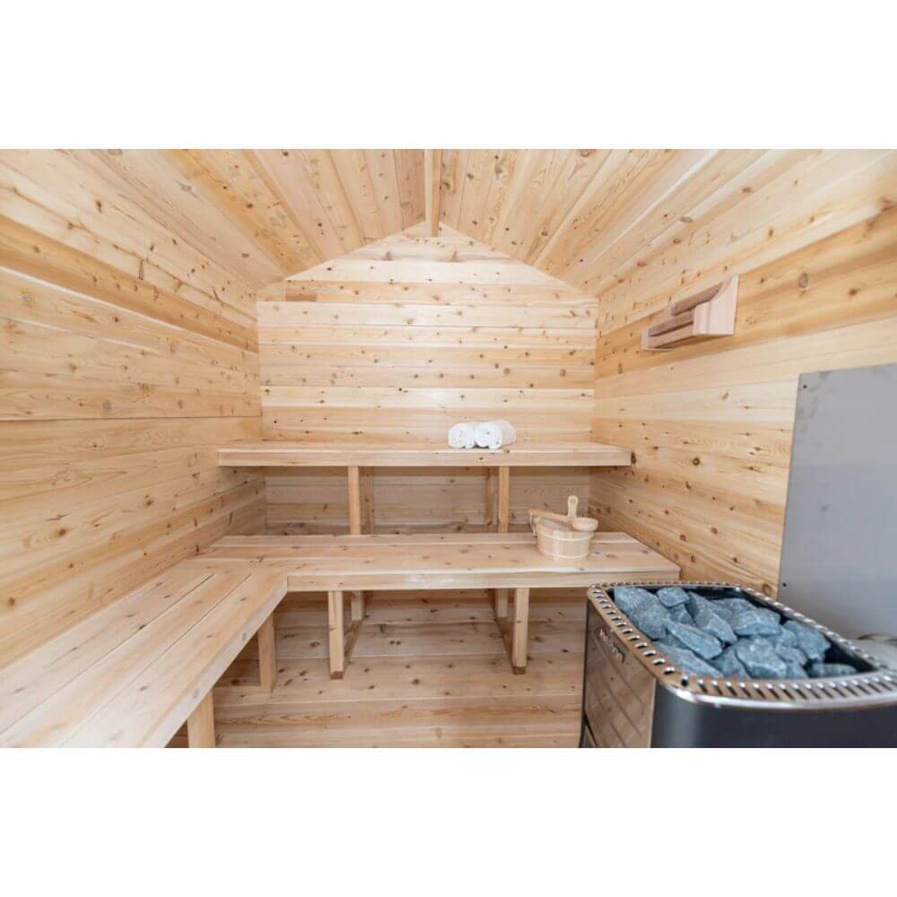 Dundalk CT Georgian Cabin Sauna with Changeroom - Pilates Reformers Plus