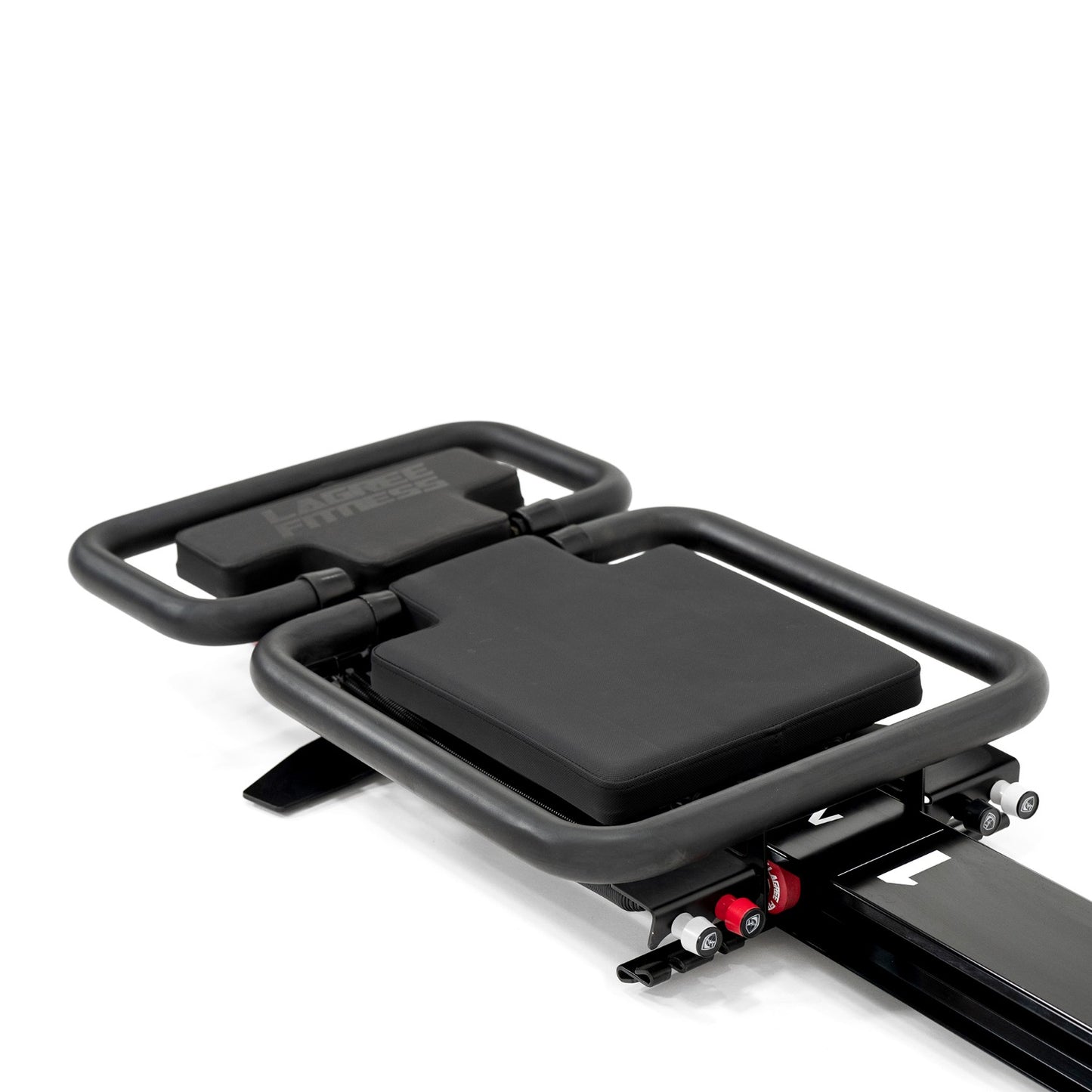 Lagree Micro width with handles is 23.5 inches for stability