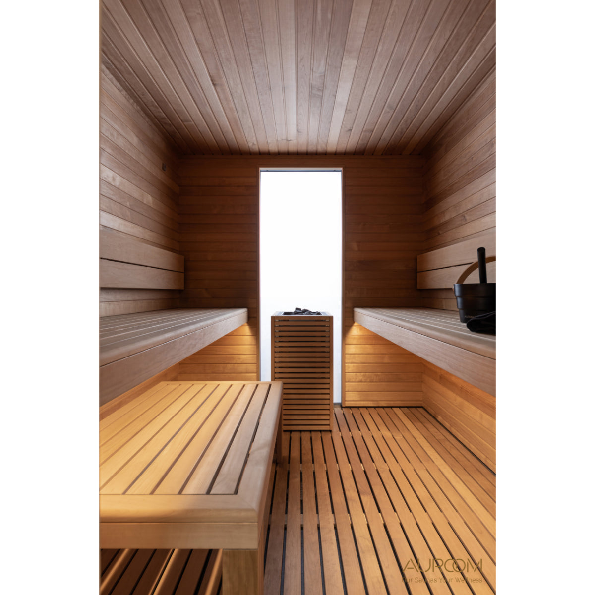Auroom Garda Wood Outdoor Modular Cabin Sauna Kit - Pilates Reformers Plus