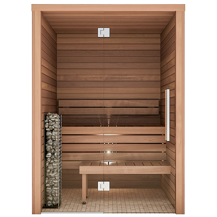 Auroom Cala Glass DIY Indoor Modular Cabin Sauna Kit - Pilates Reformers Plus