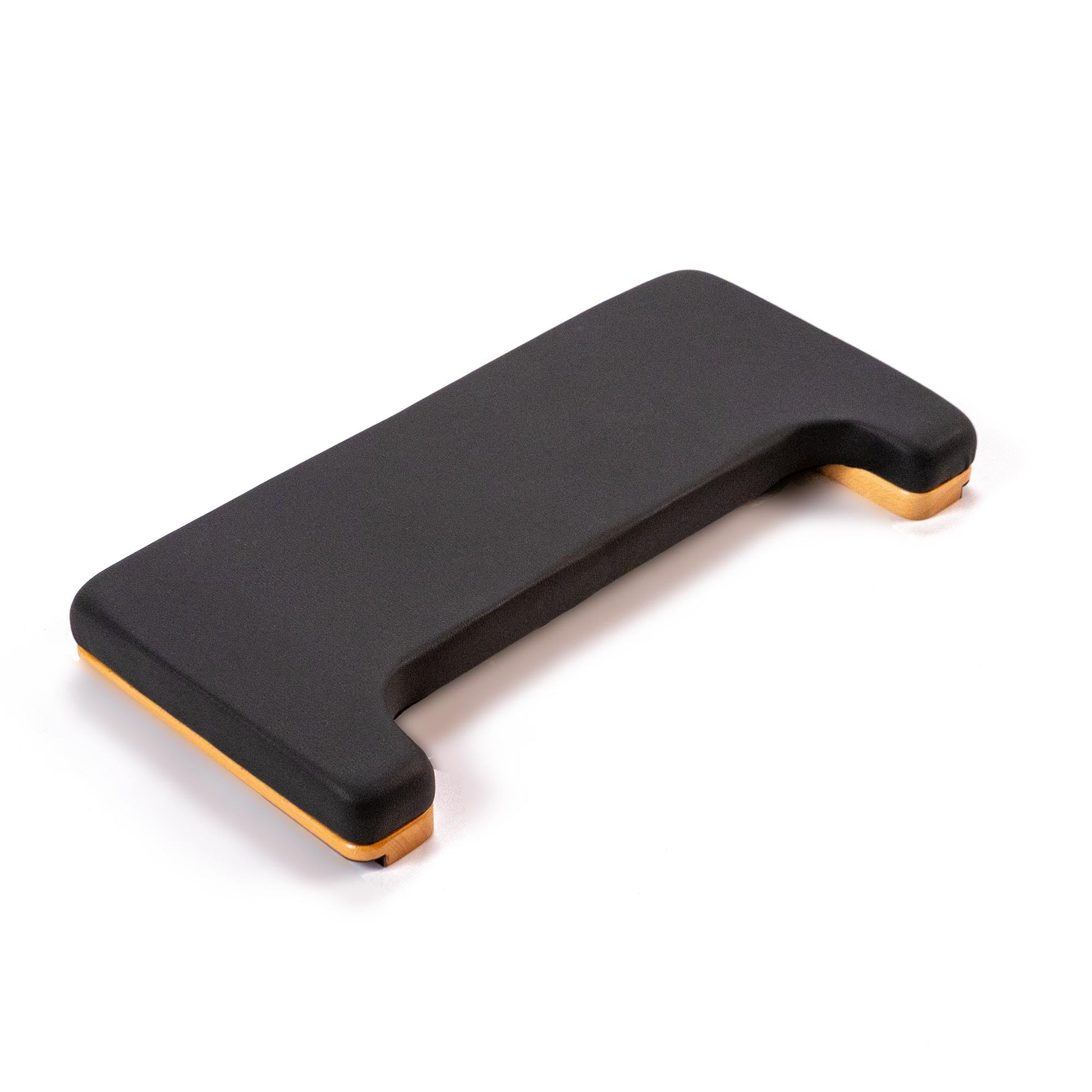 Angled view of the footplate extender showing extended training surface