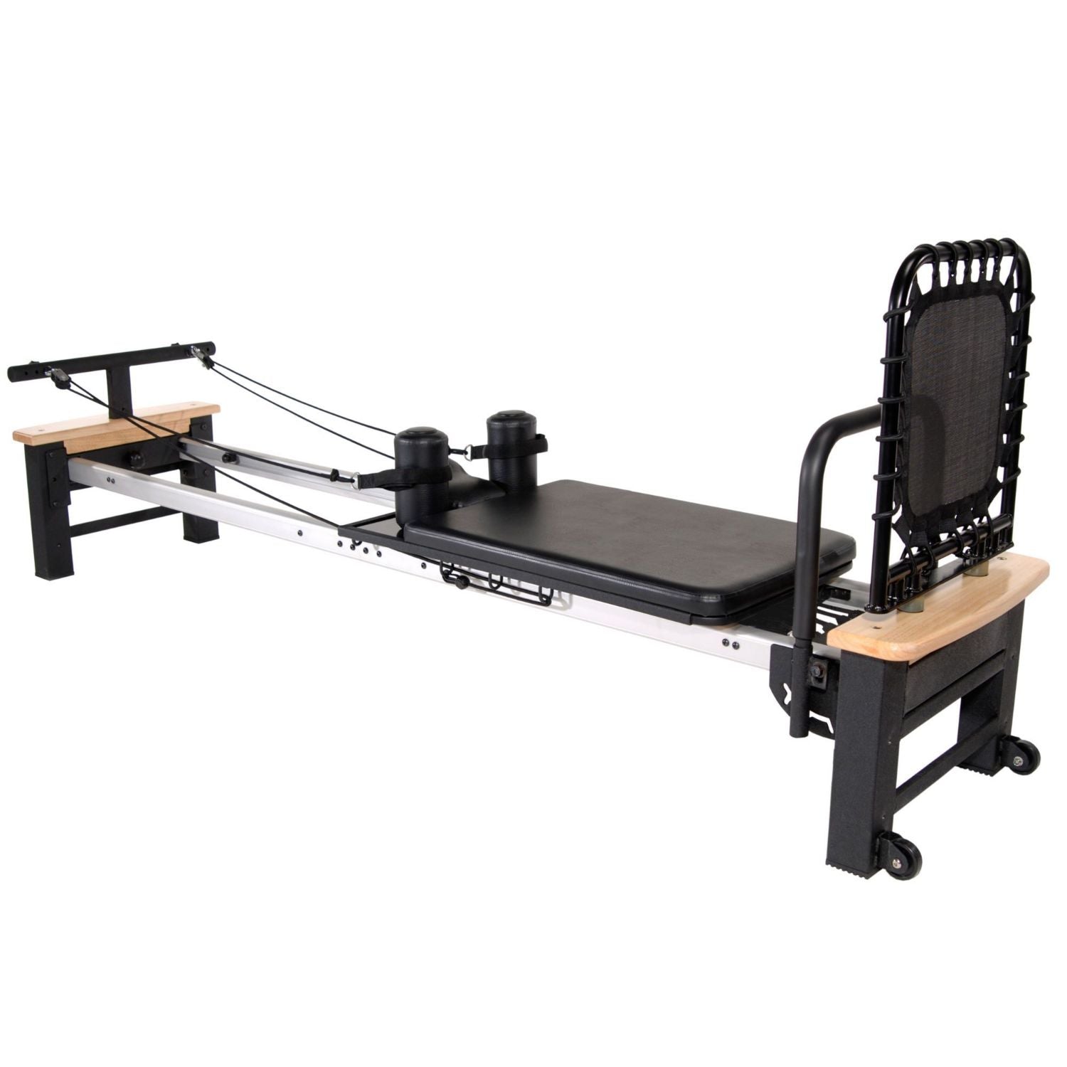 AeroPilates Reformer Plus 379 - Pilates Reformer Workout Machine for Home  Gym - Cardio Fitness Rebounder - Up to 300 lbs Weight Capacity