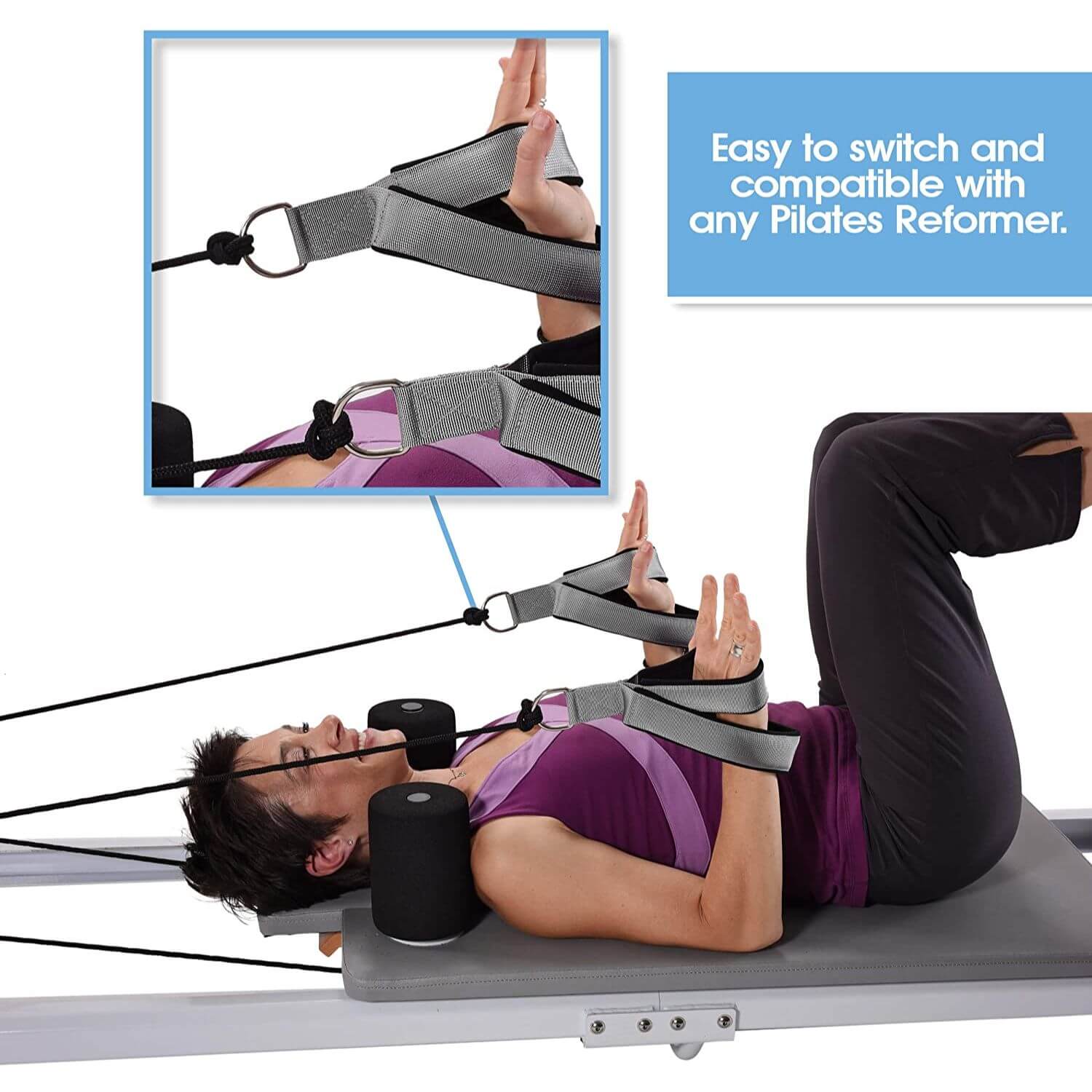 Stamina AeroPilates Precision Double Loop Hand and Foot Straps - Pilates Reformers Plus