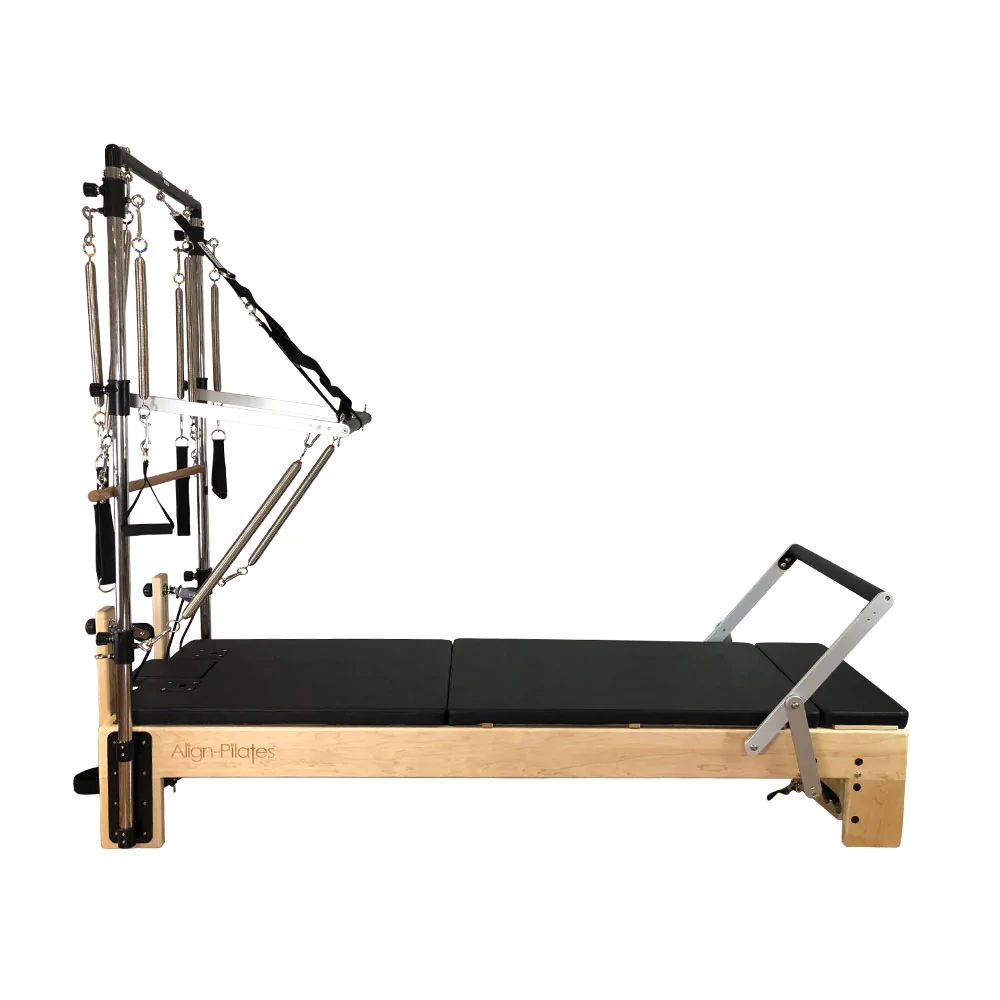 Align Pilates M8 Pro Maple Wood Reformer with Tower - Pilates Reformers Plus