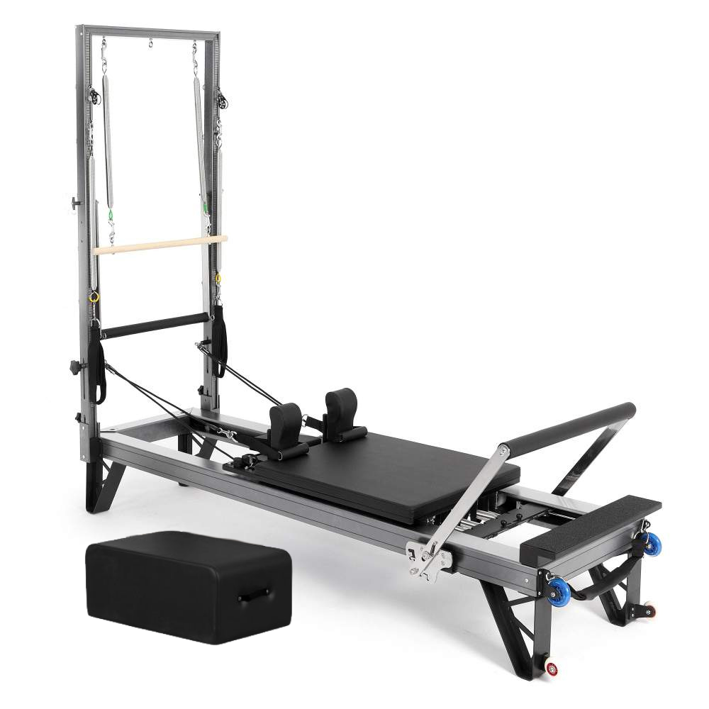 Elina Pilates Aluminium Reformer with Tower - Pilates Reformers Plus