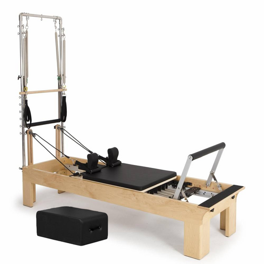 Elina Pilates Physio Wood Reformer with Tower - Pilates Reformers Plus