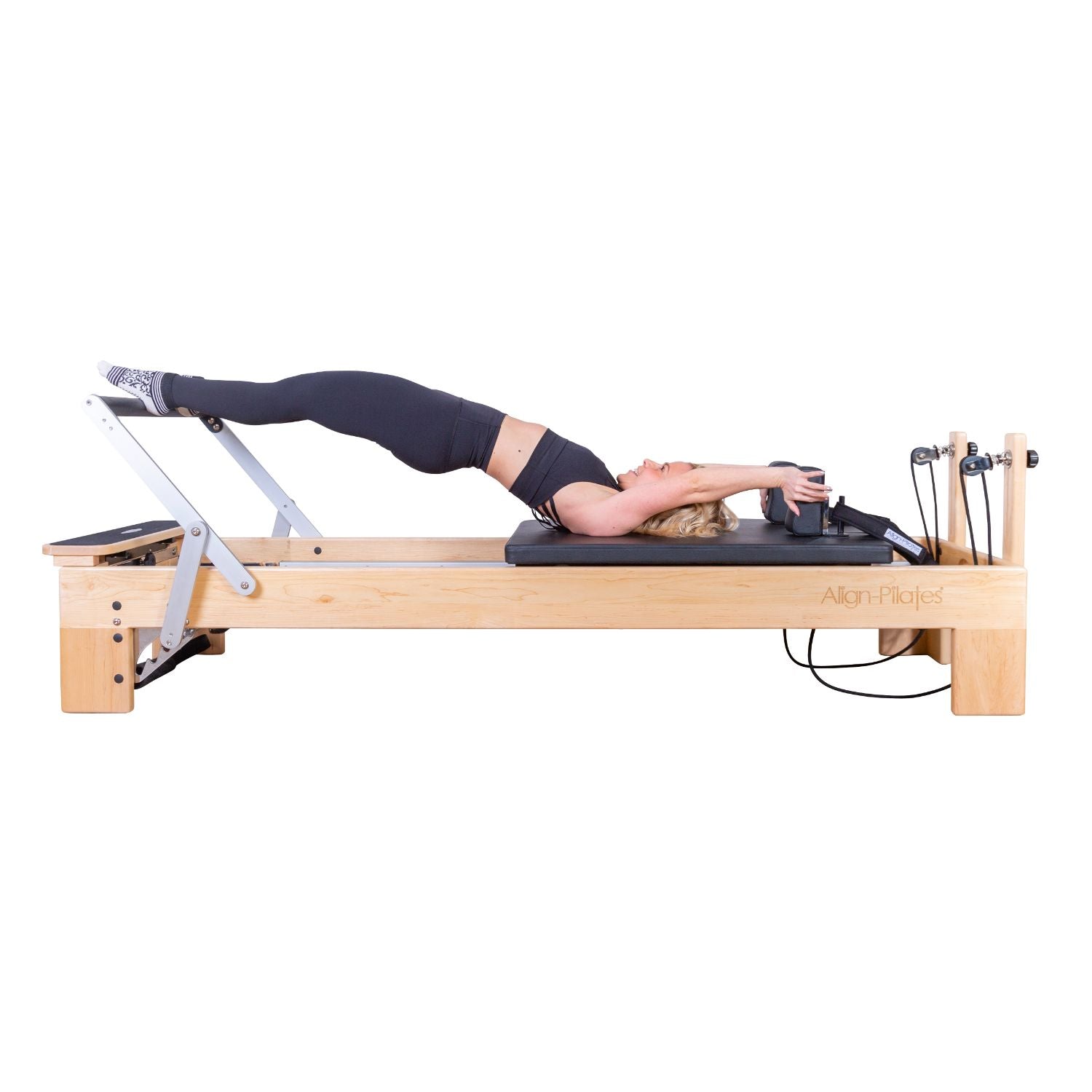 Buy Align Pilates M8 Pro Maple Wood Reformer Machine – Pilates ...