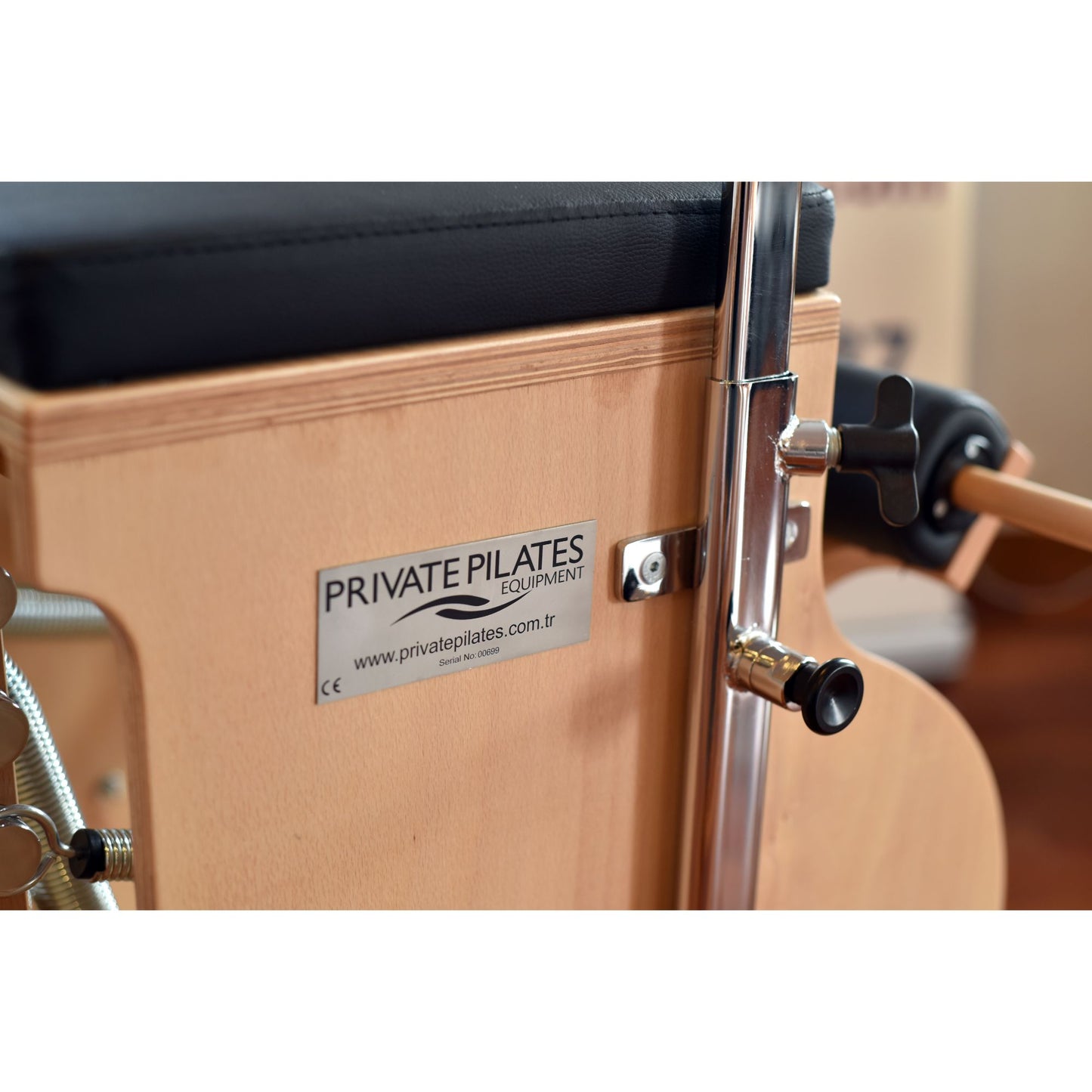 Private Pilates Premium Wood Reformer with Tower - Pilates Reformers Plus