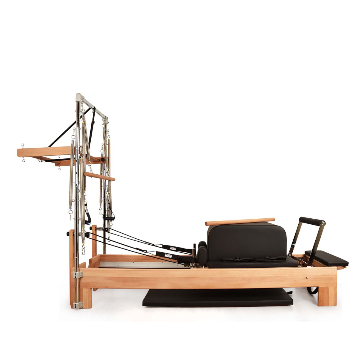 Private Pilates Premium Wood Reformer with Tower - Pilates Reformers Plus