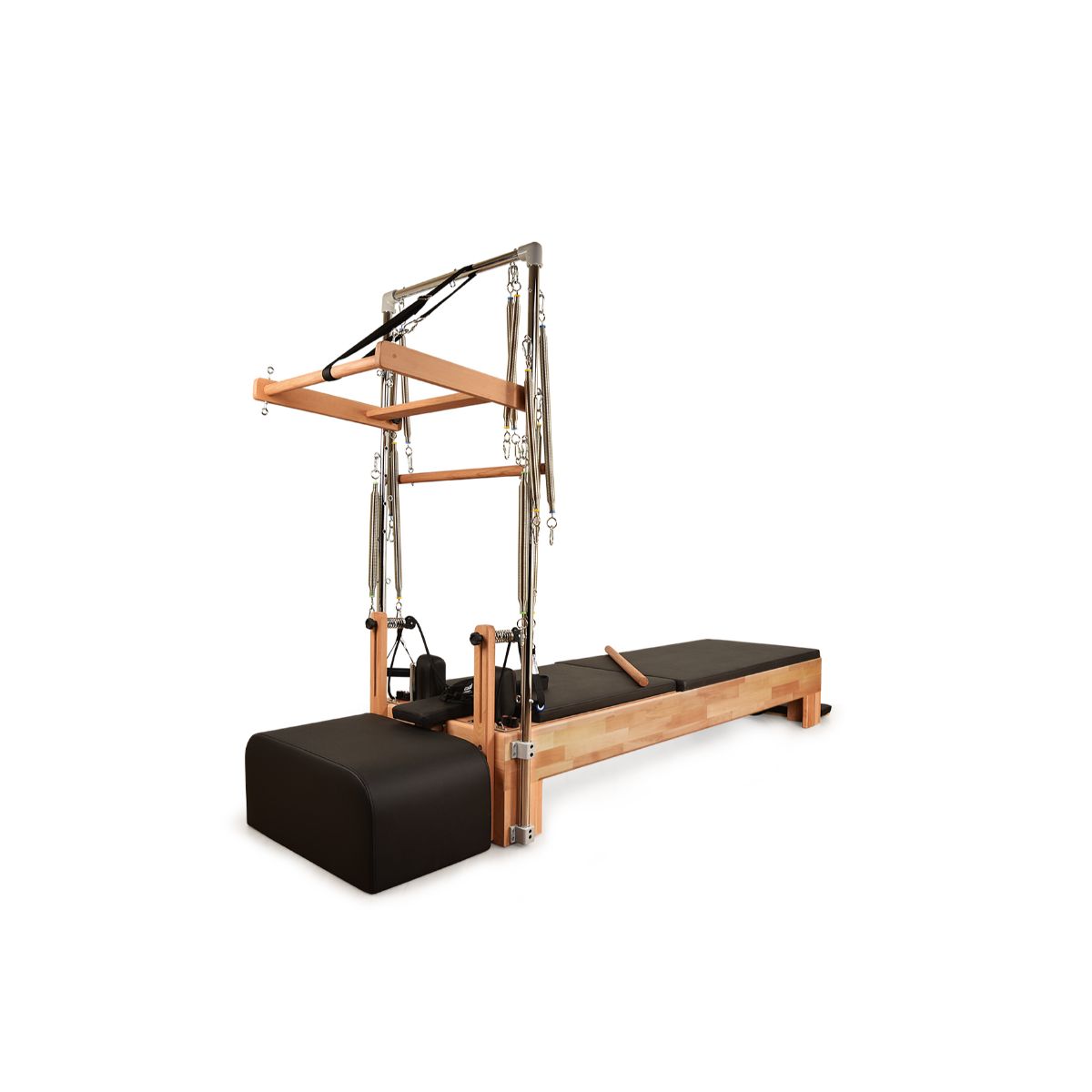 Private Pilates Premium Wood Reformer with Tower - Pilates Reformers Plus