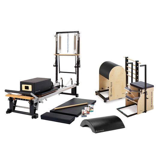 Buy Merrithew Onyx SPX Max Reformer w/ Vertical Stand & HPGB Bundle –  Pilates Reformers Plus