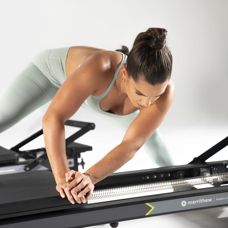 Merrithew MPX Reformer Package with Vertical Stand - Pilates Reformers Plus