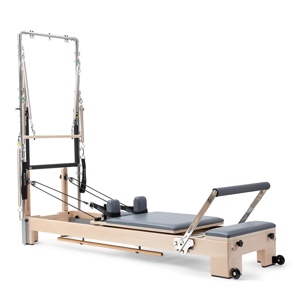 Elina Pilates Wooden Reformer Lignum With Tower - Pilates Reformers Plus