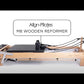 Align Pilates M8 Pro Maple Wood Reformer with Tower