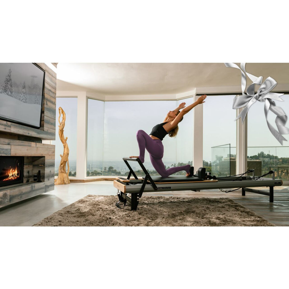 Buy Peak Pilates Casa™ Reformer Machine with Free Shipping Pilates